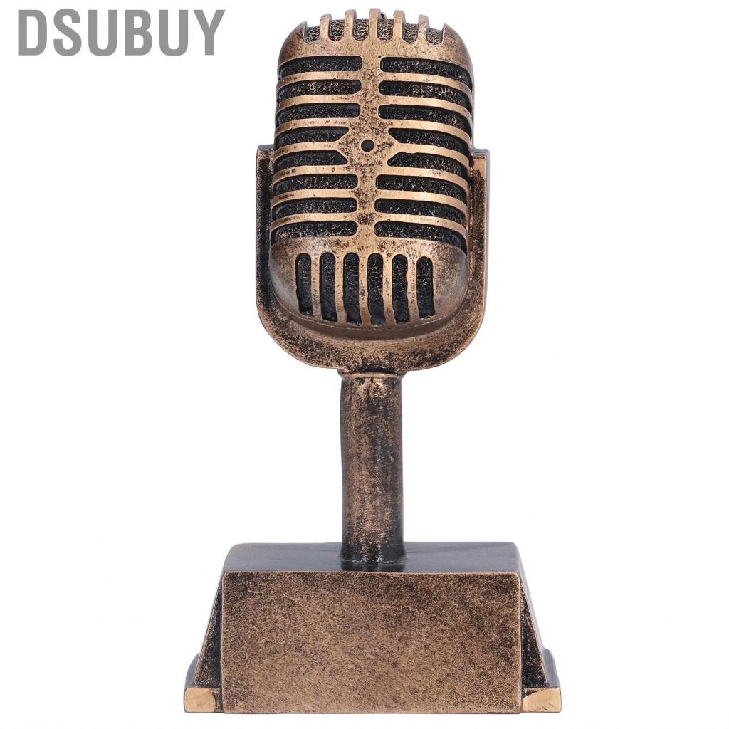 dsubuy-music-award-trophy-synthetic-resin-decorative-microphone