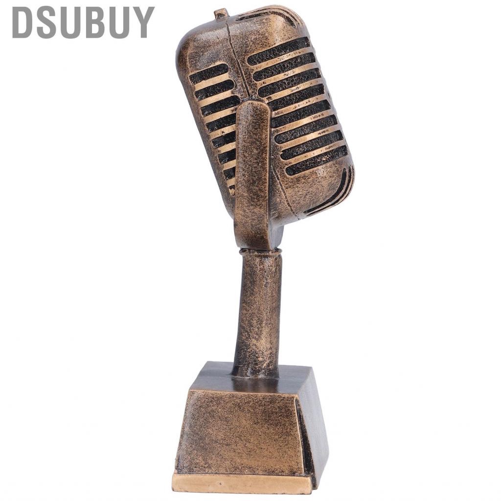 dsubuy-music-award-trophy-synthetic-resin-decorative-microphone