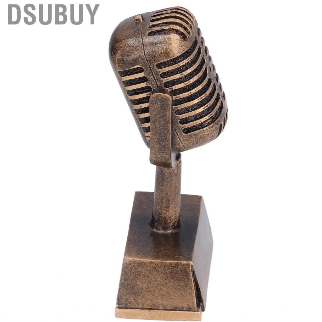 dsubuy-music-award-trophy-synthetic-resin-decorative-microphone