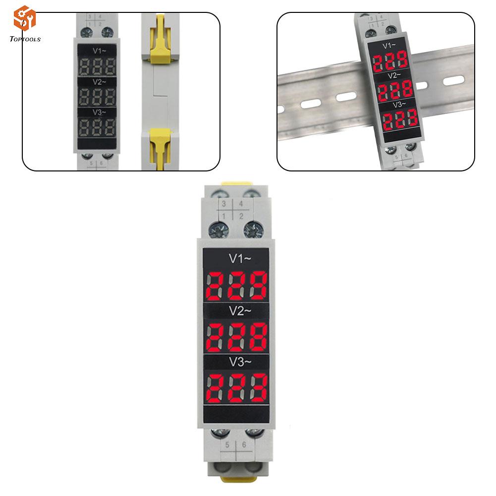 เครื่องวัดแรงดันไฟฟ้า-18-มม-80-160kpa-ac-80-500v-จอแสดงผลดิจิทัล