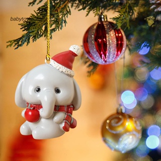 [พร้อมส่ง] จี้อะคริลิค รูปช้าง ช้าง หลากสี ใช้ได้นาน สําหรับตกแต่งบ้าน ต้นคริสต์มาส