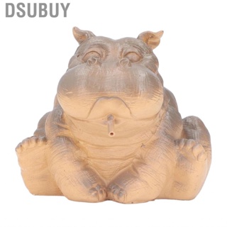 Dsubuy Hippo Decor Appearance Resin Material Small Volume Pond Spitters New