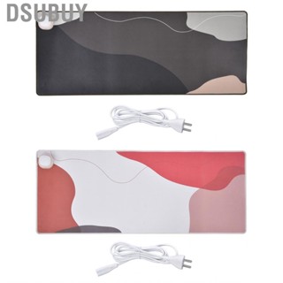 Dsubuy Heated Mouse Pad  Long Service Life Desk Even Heating with Power for Office Home Gaming