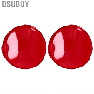 Dsubuy 2Pcs 19cm Pool Lens Cover Plastic Red Transparent Underwater Light Covers