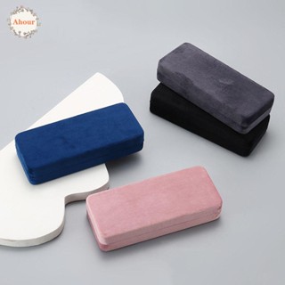Ahour เคสแว่นตา โลหะ ขนาดใหญ่ สไตล์เกาหลี พับได้ สําหรับผู้หญิง ผู้ชาย