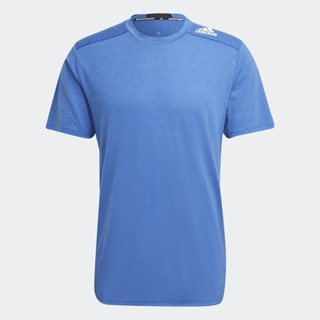 adidas เทรนนิง เสื้อยืด Designed for Training ผู้ชาย สีน้ำเงิน HL8819