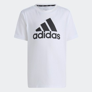 adidas ไลฟ์สไตล์ เสื้อยืด Essentials Logo เด็ก สีขาว IC3830