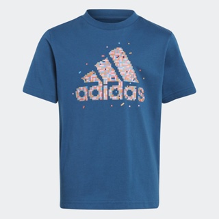 adidas ไลฟ์สไตล์ เสื้อยืดพิมพ์ลาย adidas x Classic LEGO® สำหรับเด็ก เด็ก สีน้ำเงิน IL5089