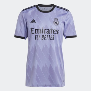 adidas ฟุตบอล เสื้อฟุตบอลชุดเยือน Real Madrid 22/23 ผู้ชาย สีม่วง H18489