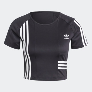 adidas ไลฟ์สไตล์ เสื้อยืด ผู้หญิง สีดำ IC2379