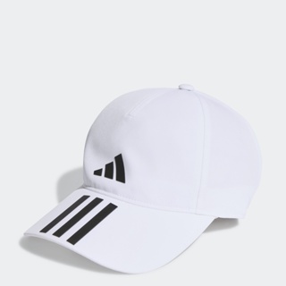 adidas เทรนนิง หมวกเบสบอล 3-Stripes AEROREADY Running Training Unisex สีขาว HT2043