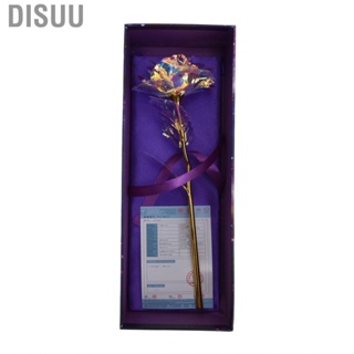 Disuu Colorful Rose Durable Gold Foil For Gift Decoration Valentine s Day