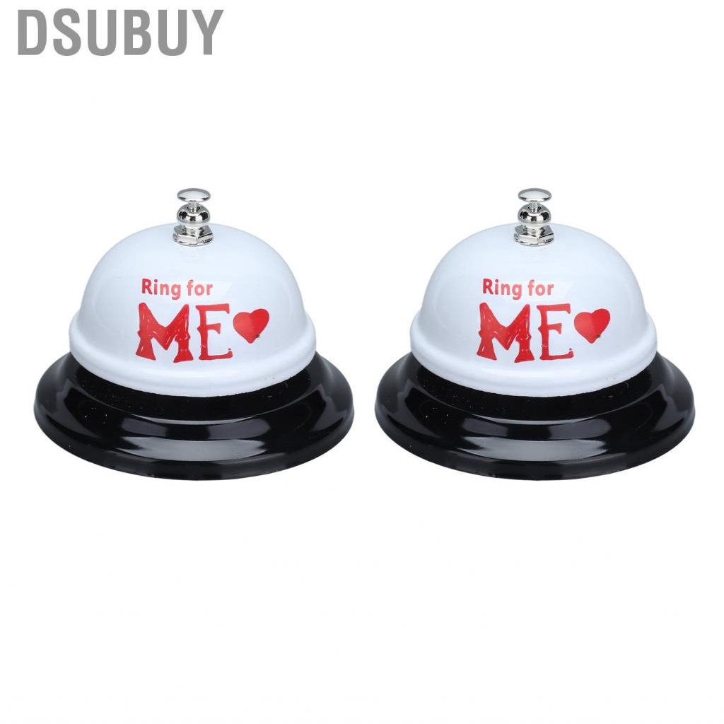 dsubuy-2pcs-meal-bells-stainless-steel-hand-pressed-bell-counter