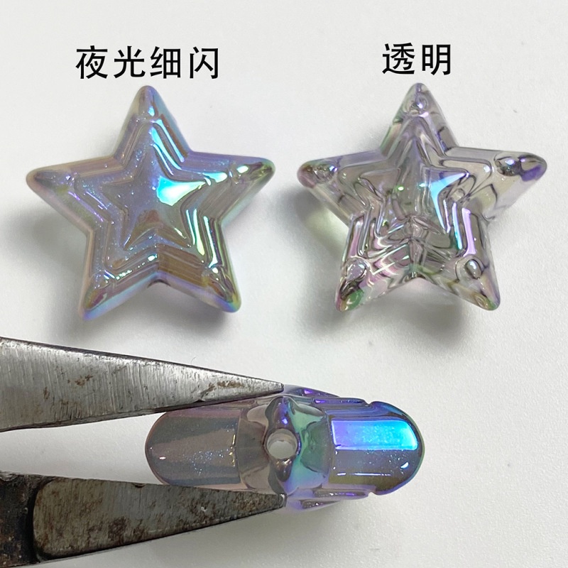 ลูกปัด-uv-แบบใส-เรืองแสงกลางคืน-ขนาด-24-มม-สําหรับทําสร้อยข้อมือ-ลูกปัด-diy-จํานวน-10-ชิ้น