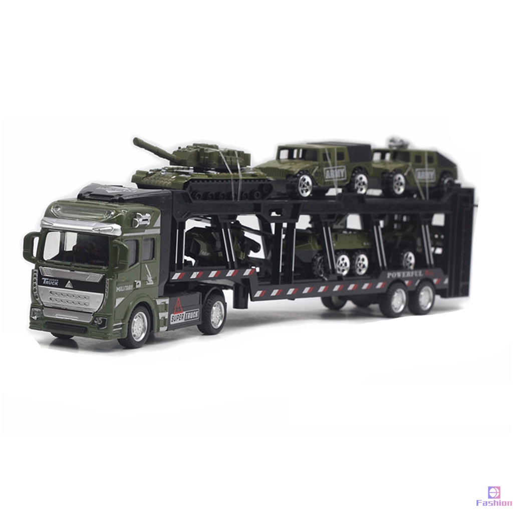 รถบรรทุกทหาร-พร้อมชุดยานพาหนะ-รถถัง-รถบรรทุกทหาร-รถของเล่น-ขนาดเล็ก