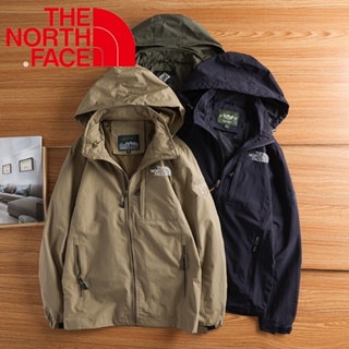 The North Face เสื้อแจ็กเก็ต เสื้อกีฬา กันลม กันน้ํา แฟชั่นสําหรับผู้ชาย เดินป่า
