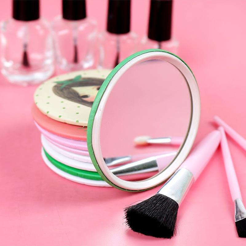 spot-second-hair-korean-cute-makeup-mirror-portable-makeup-mirror-portable-small-mirror-mini-makeup-mirror-small-round-mirror-gift-8-cc