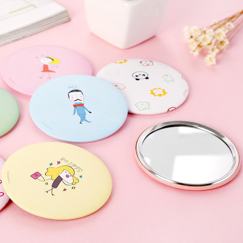 spot-second-hair-korean-cute-makeup-mirror-portable-makeup-mirror-portable-small-mirror-mini-makeup-mirror-small-round-mirror-gift-8-cc