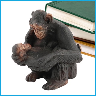 Chimpanzee โมเดลฟิกเกอร์ รูปสัตว์ป่า ซาฟารี ใช้ซ้ําได้ สําหรับโรงแรม