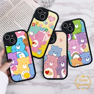 เคสนิ่ม ลายการ์ตูนหมี สีรุ้ง สําหรับ Oppo A7 A9 A96 A17K A17 A57 A77 A95 A74 A16s A15 A76 A54 A36 A55 A15s A16 A77S A32 A5S A11K A12E A35 A53 A33 A11 A12 A3s A5