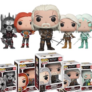 โมเดลฟิกเกอร์ Funko Pop The Witcher 3: Wild Hunt Geralt Triss Ciri Yennefer ของเล่นสําหรับเด็ก