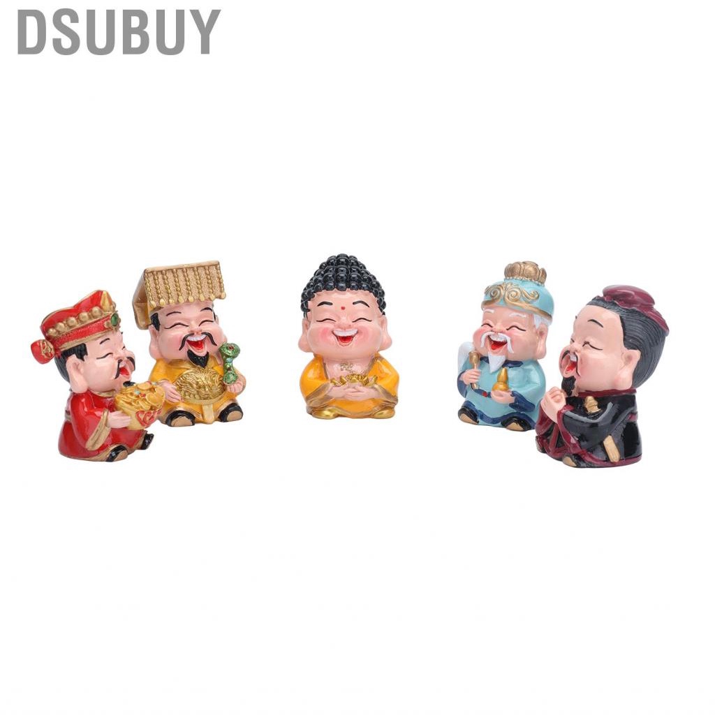 dsubuy-desktop-ornament-5pc-vivid-resin-living-room-statue-for-office-home