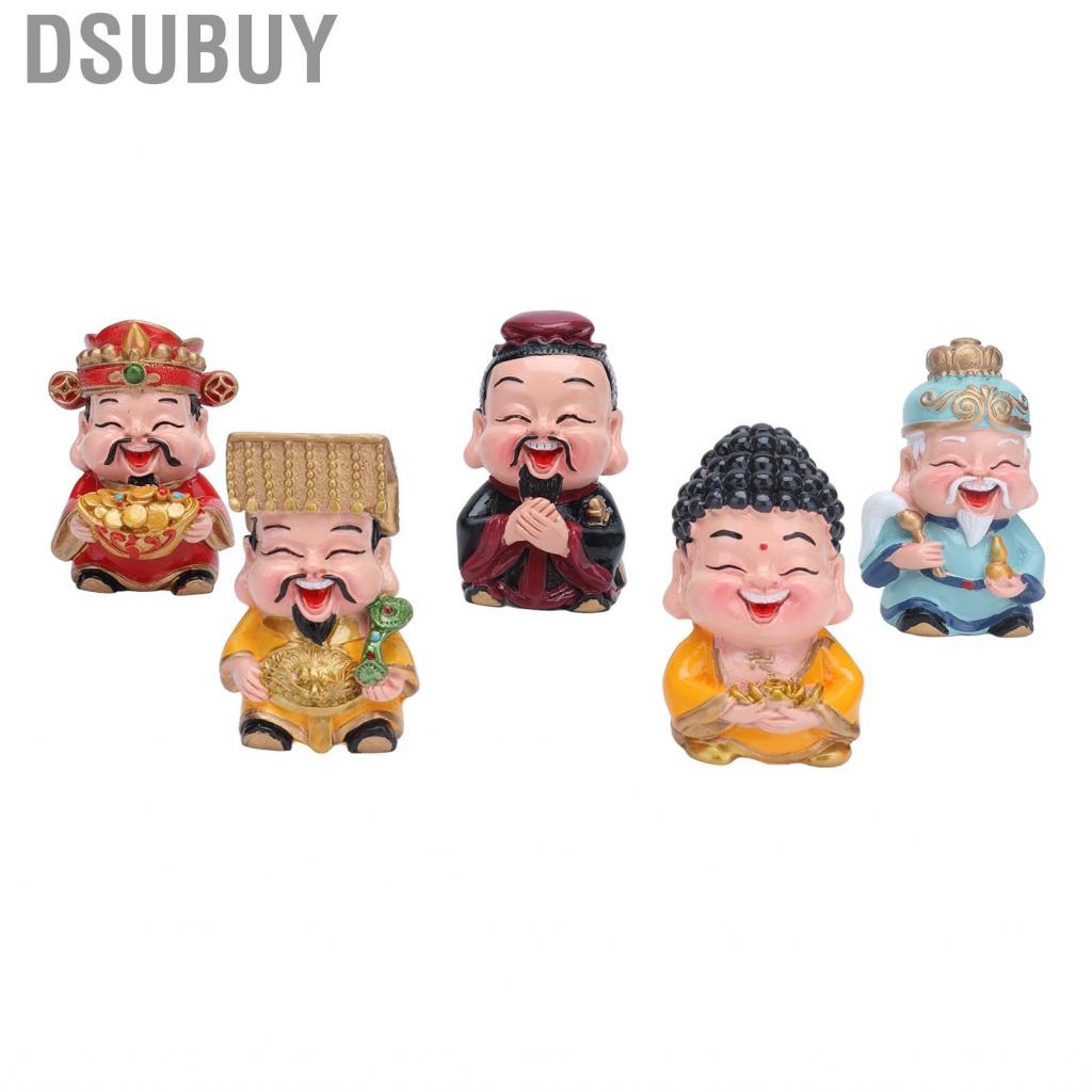 dsubuy-desktop-ornament-5pc-vivid-resin-living-room-statue-for-office-home