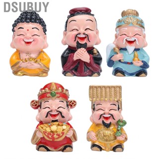 Dsubuy Desktop Ornament 5PC Vivid Resin Living Room Statue For Office Home