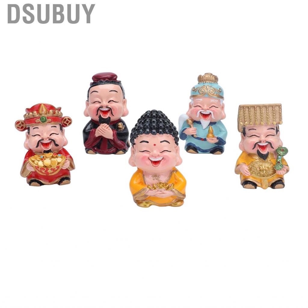 dsubuy-desktop-ornament-5pc-vivid-resin-living-room-statue-for-office-home