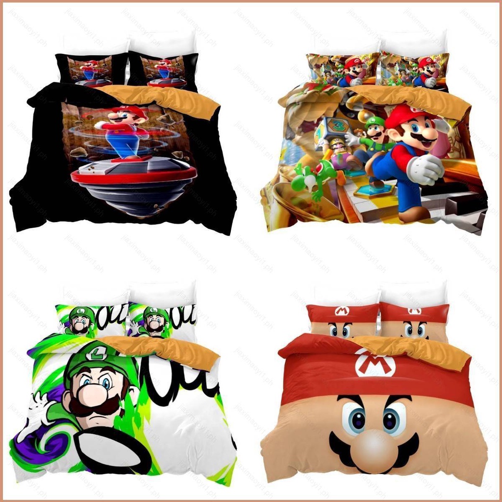23-the-super-mario-bros-3in1-ชุดเครื่องนอน-ผ้าปูที่นอน-ผ้าห่ม-ผ้านวม-ห้องนอน-ซักทําความสะอาดได้-สะดวกสบาย