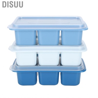 Disuu Ice Cubes Mold Maker 3Pcs With Sealing Cover For Kitchen Bar