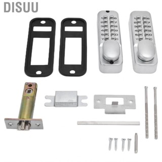 Disuu Keyless Door Lock Durable Password Silver Mechanical For Shop Hotel