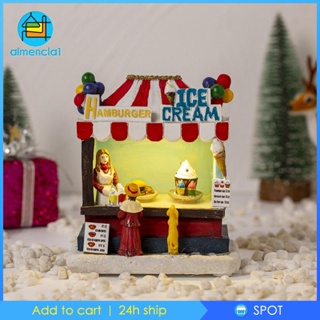 [Almencla1] กล่องดนตรีไอศกรีม ขนาดเล็ก 14 ซม. X10 ซม. X16 ซม. หลากสี สําหรับห้องนั่งเล่น ร้านคริสต์มาส