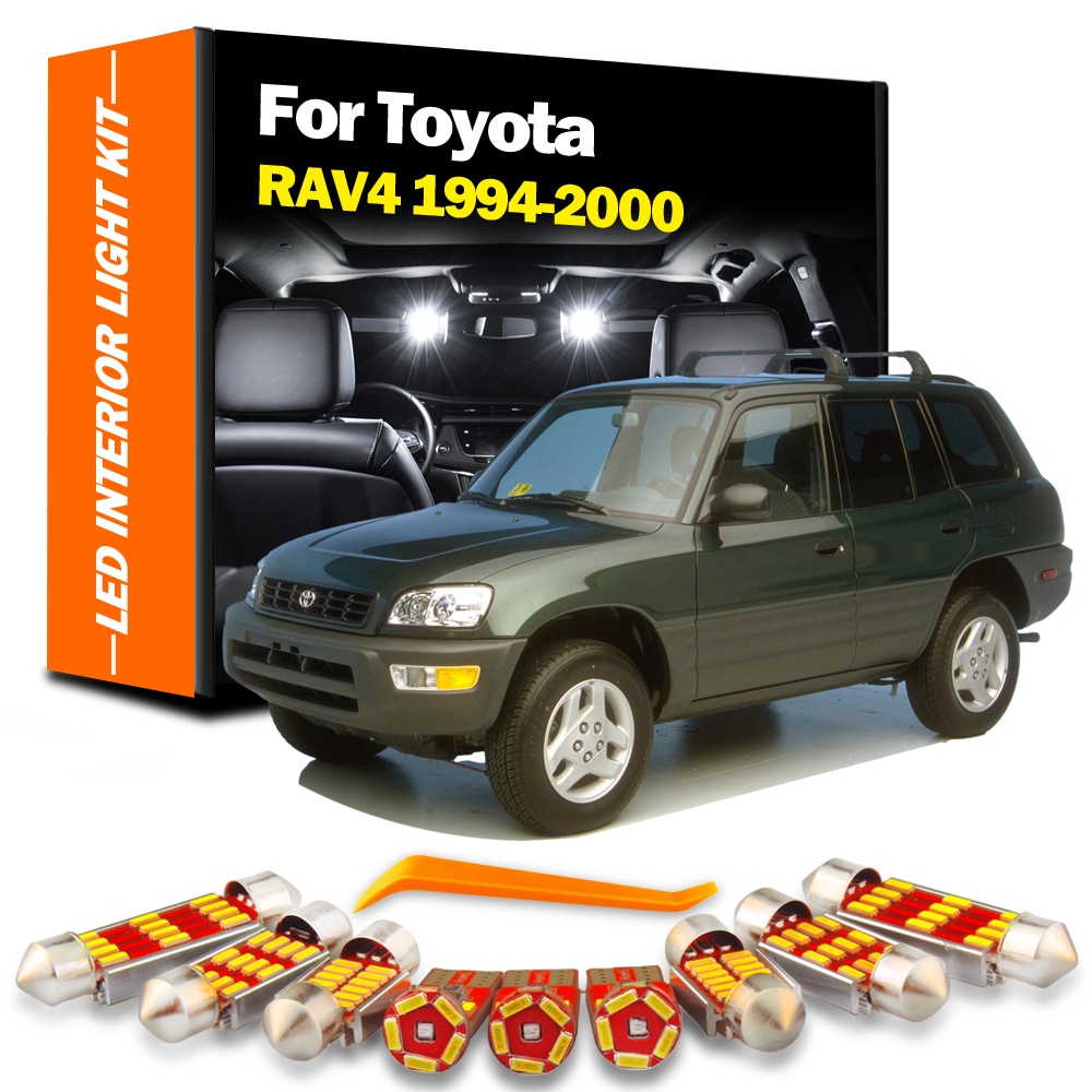 หลอดไฟ-led-7-ชิ้น-สําหรับ-toyota-rav4-mk1-1994-1995-1996-1997-1998-1999-2000