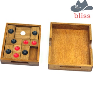 Bliss จิ๊กซอว์ไม้ปริศนา รูปหลบหนี สไตล์จีน คลาสสิก ของเล่นเสริมพัฒนาการ สําหรับเด็ก