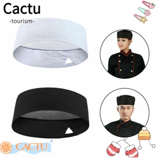 หมวกเชฟ CACTU ผ้าตาข่าย แบบบาง ระบายอากาศได้ดี คุณภาพสูง สวมใส่สบาย เหมาะกับใส่ทํางาน สําหรับผู้ชาย และผู้หญิง