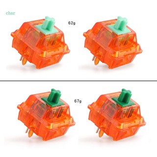 Char สวิตช์เชิงเส้น SMD 5Pin 62g 67g DIY สําหรับคีย์บอร์ด