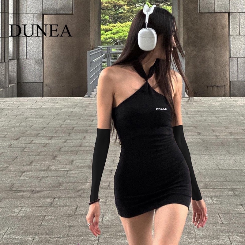 dunea-ชุดเดรสบอดี้คอน-โชว์หลัง-แนวเซ็กซี่-สําหรับผู้หญิง-0823