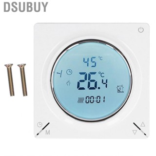 Dsubuy AC220V 3A Smart Thermostat Fast Reading Reliable  Strong  Interference Practical With LCD Screen For Home