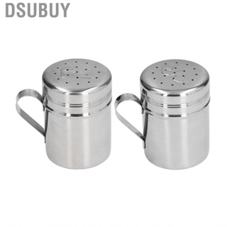 Dsubuy Kitchen Stainless Steel Sprinkling Jar Seasoning Barbecue Pepper Salt Shaker