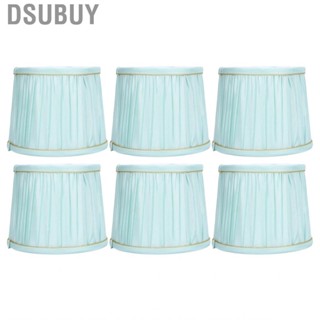 Dsubuy 6PCS Simple Lamp Shade Fabric Light Edge Lampshade For E14 Wall Chandelier