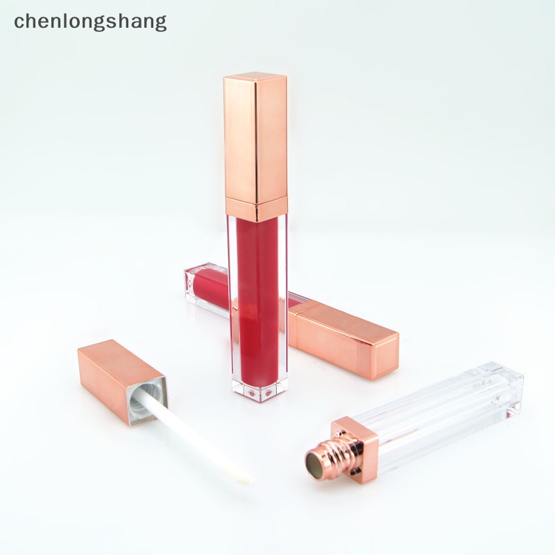 chenlongshang-หลอดเปล่า-เติมได้-สีโรสโกลด์-ขนาด-5-มล-สําหรับใส่เครื่องสําอาง-ลิปกลอส-diy