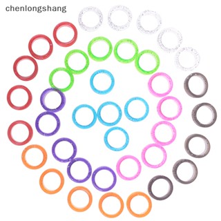 Chenlongshang กรรไกรวงกลม ซิลิกาเจล สําหรับตัดผม 5 ชิ้น ต่อชุด EN