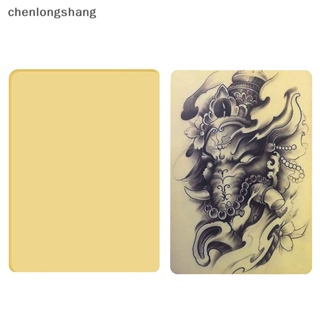 Chenlongshang 1 ชิ้น สัก ฝึก ผิว ถาวร แต่งหน้า ปลอม หนังสังเคราะห์ รอยสัก ฝึกสัก EN
