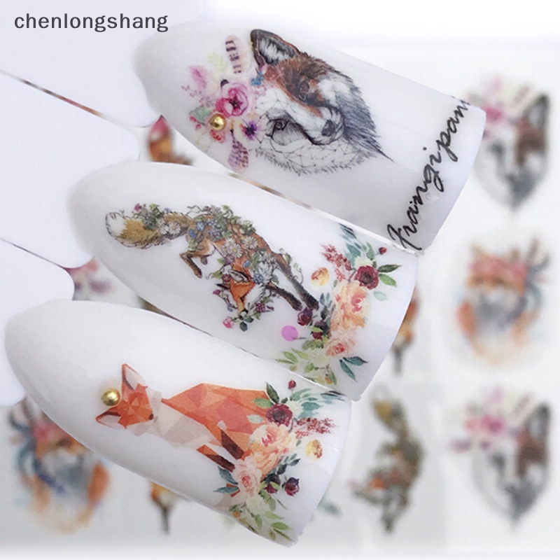 chenlongshang-สติกเกอร์-ลายหมาป่า-มีกาวในตัว-สําหรับติดตกแต่งเล็บ-2-ชิ้น