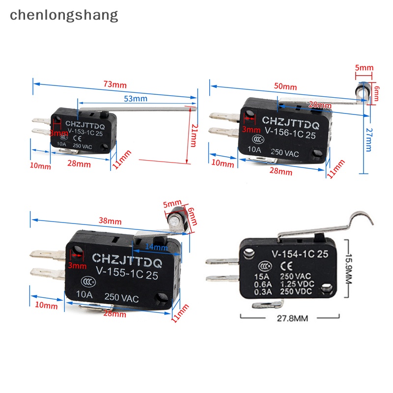 chenlongshang-สวิตช์ไมโคร-v-15-152-153-154-155-156-1c25