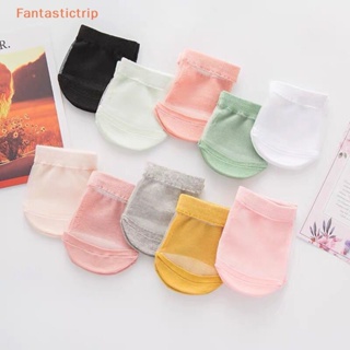 Fantastictrip 1Pair Forefoot Socks Women Summer Solid Color