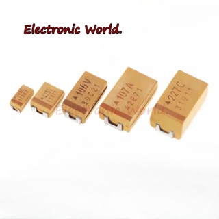 ตัวเก็บประจุแทนทาลัม Type C 68UF 10UF 22UF 47UF 100UF 220UF 330UF 10V 4V 6.3V 16V 25V 35V 107 226 686 106 337 227 476 10 ชิ้น