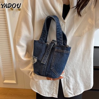 YADOU กระเป๋าใส่โทรศัพท์มือถือ ผ้ายีน ขนาดเล็ก คุณภาพสูง