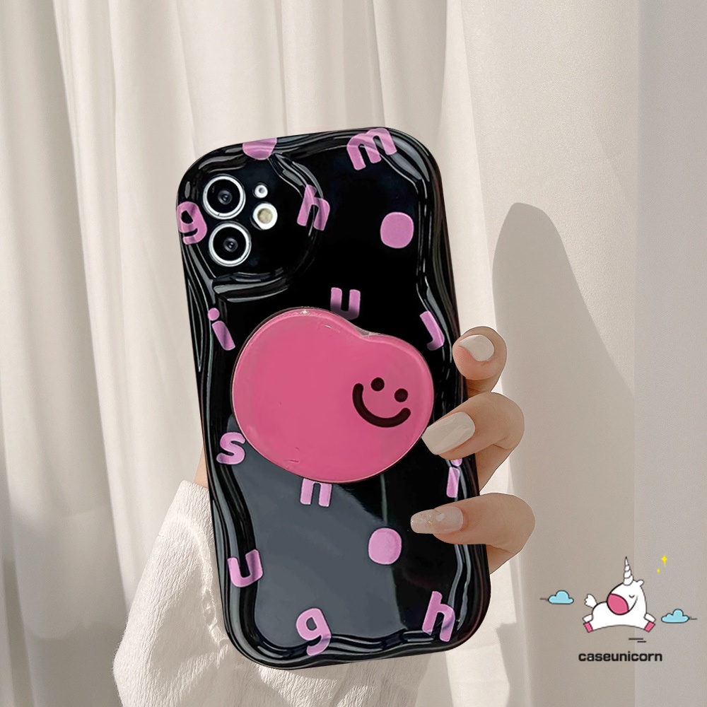 เคสโทรศัพท์มือถือ-ขอบโค้ง-ลายการ์ตูนหน้ายิ้มน่ารัก-สีชมพู-สําหรับ-realme-c53-c51-9i-5i-6i-5-7i-5s-c15-c21-c25-c55-c12-c35-c30-c11-c25s-c21y-c25y-c31-c33-c17-c20-c1-c20a-c3